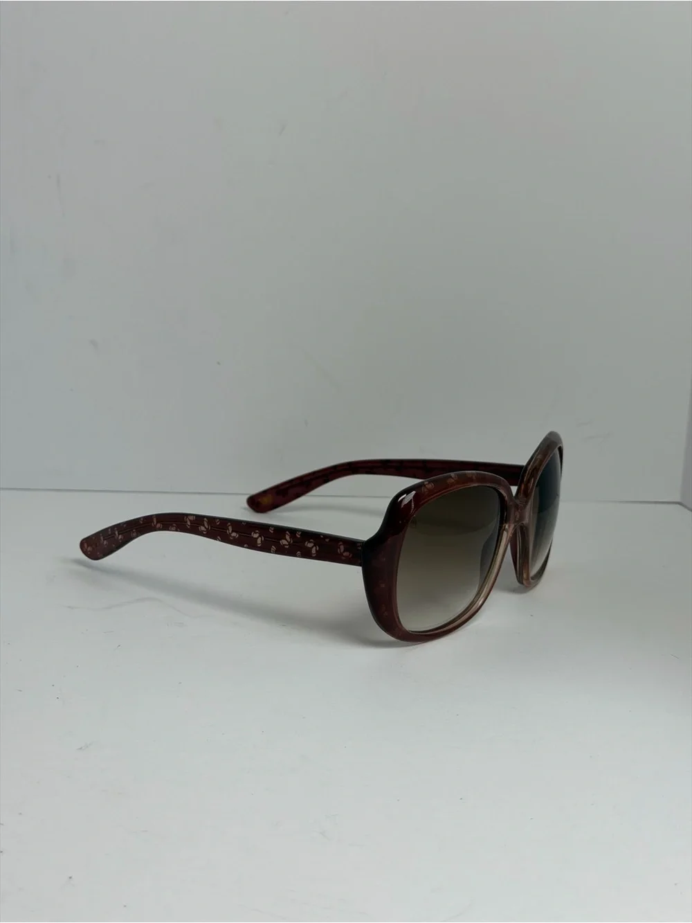 Bottega Veneta BV156/S UVD 02 Butterfly Print Brown Gradient Sunglasses